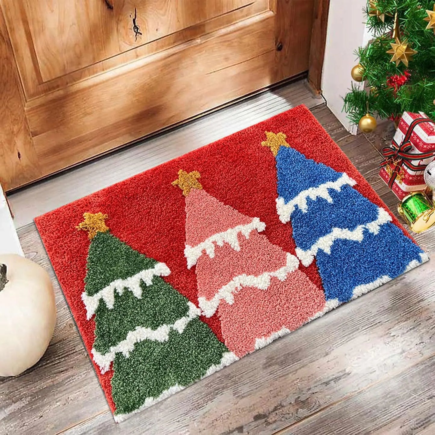 Cheerful Holiday Welcome Mat™