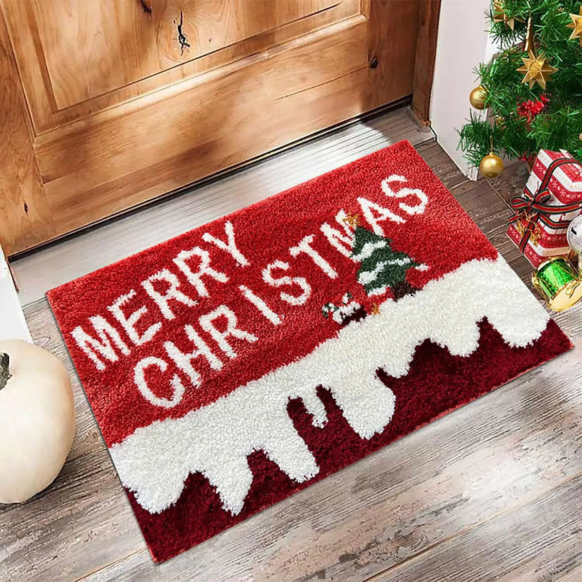 Cheerful Holiday Welcome Mat™