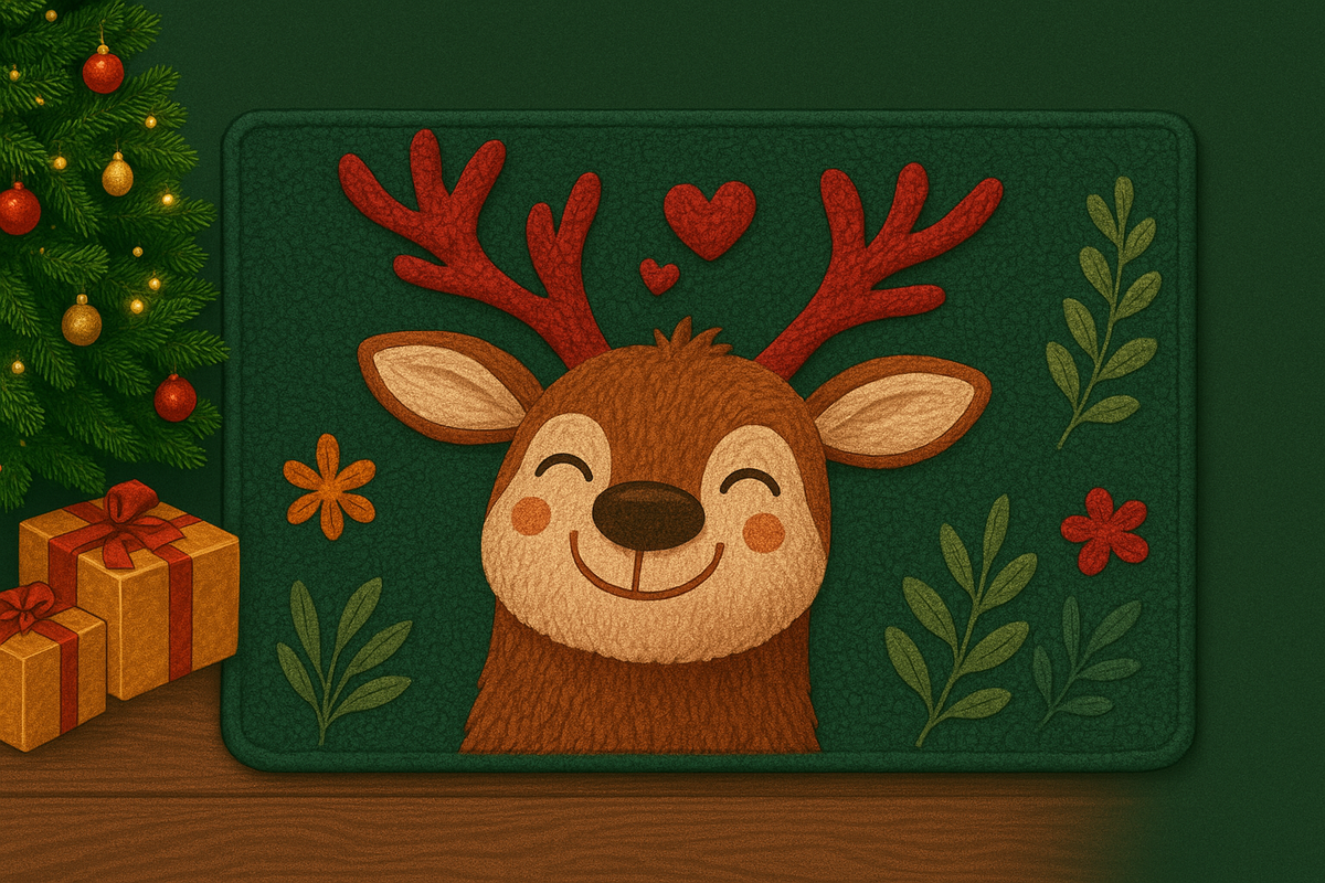 Cheerful Holiday Welcome Mat™